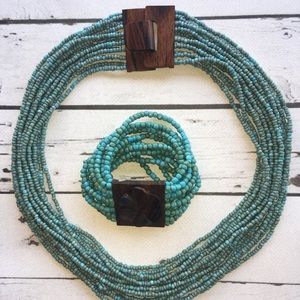 Turquoise Necklace & Bracelet